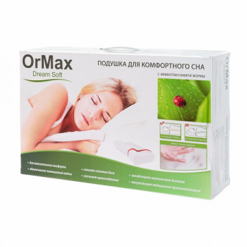 Подушка ортопедическая OrMax drimSoft
