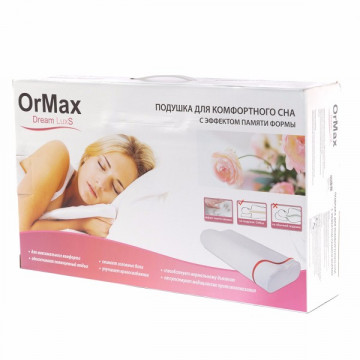 Подушка ортопедическая drim Lux